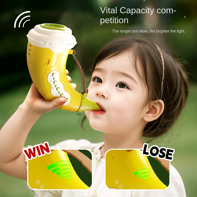 Animal Gathering Simulated Sound Effect Blowing Horn Children&#039;s Whistle Exercise Vital Capacity Blowing Horn Toy