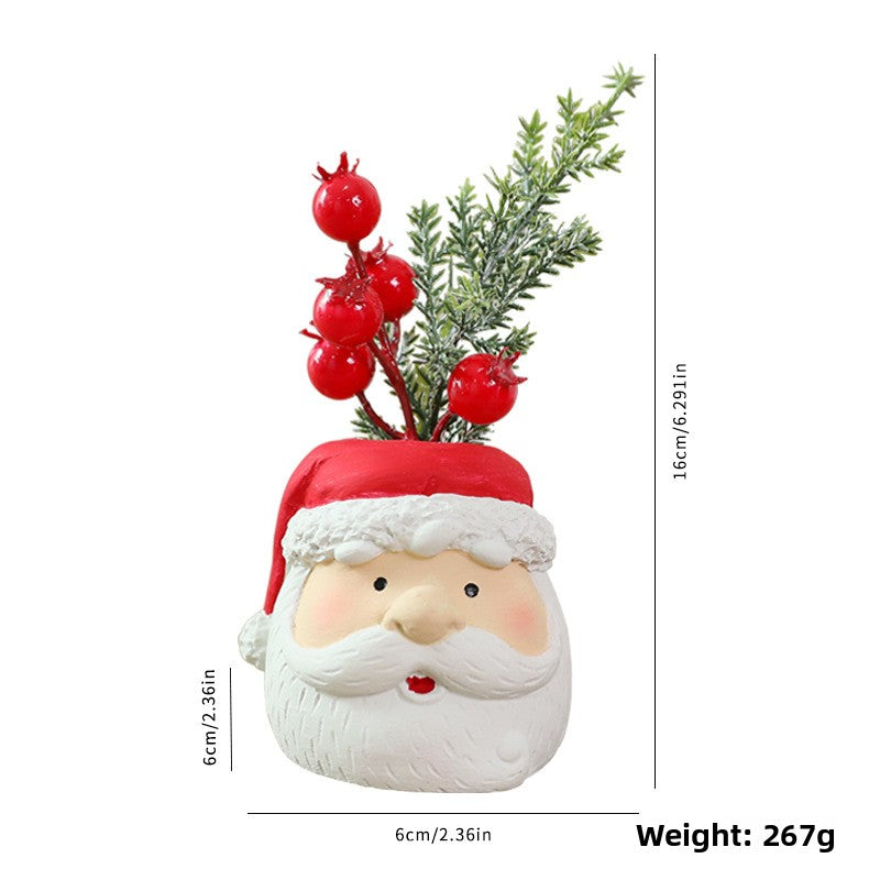 Resin Christmas Gnome Doll Santa Snowman Decoration Ornament [teemdrop]