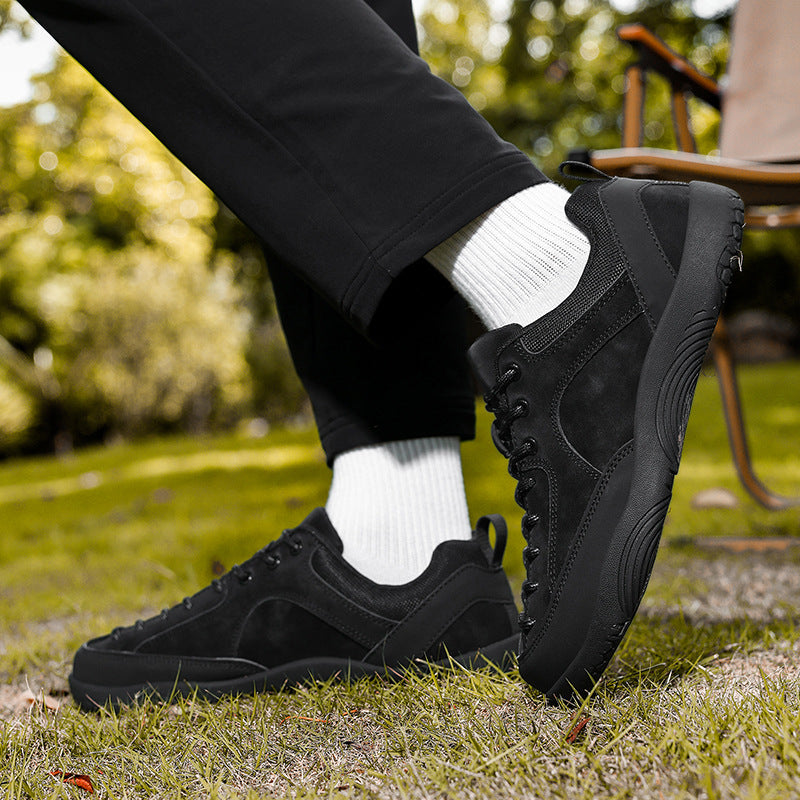 Cross-Border New Autumn And Winter Casual Shoes For Men And Women, Wide Toe, Wide Sole, Barefoot Shoes, Outdoor Lightweight Non-Slip Large Toe Hiking Shoes