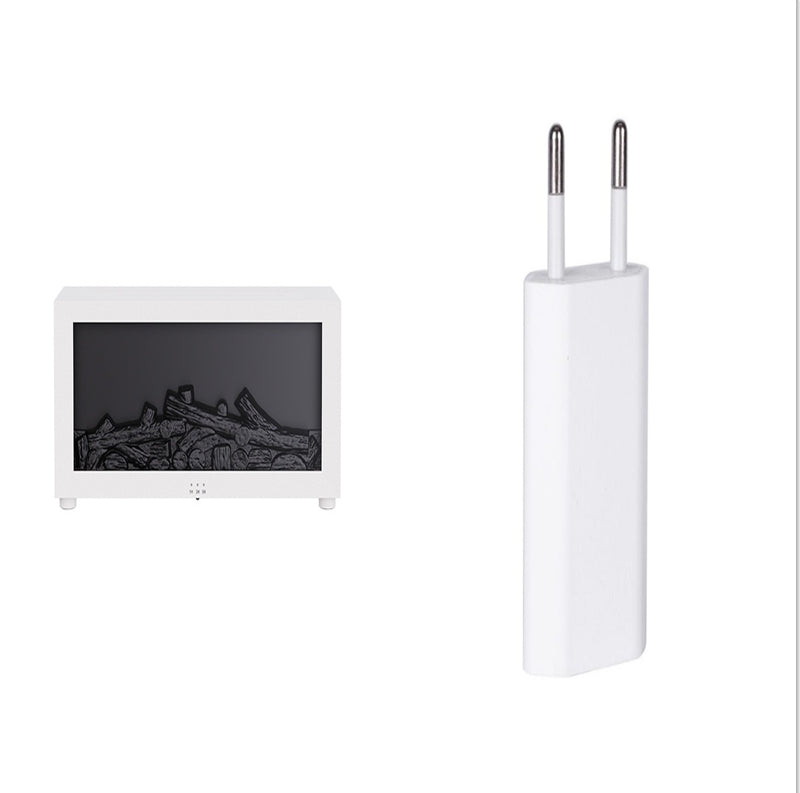 New Flame Aromatherapy Machine Colorful Essential Oil Diffuser Home Large Fog Volume Flame Humidifier 3D Flame Fireplace Machine [cjdrop]